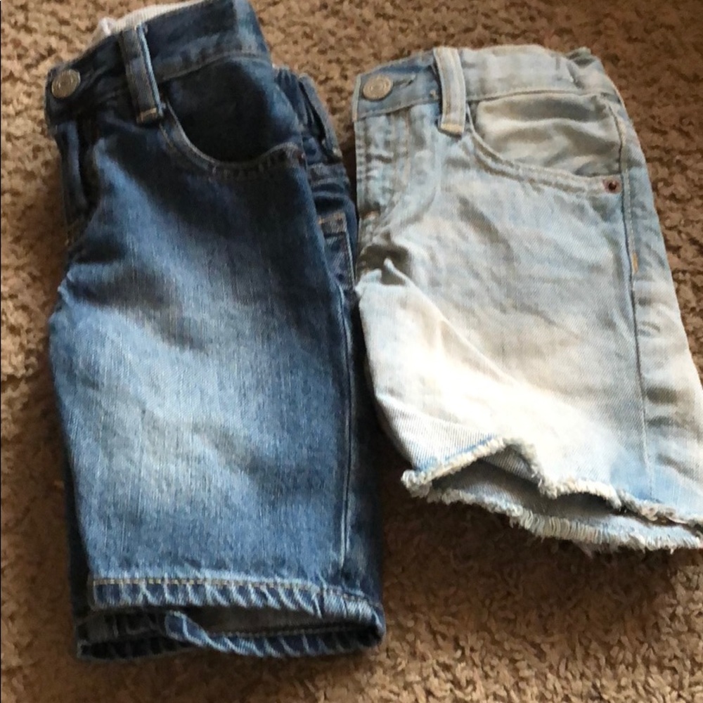 Denim shorts light & dark ... GREAT CONDITION ‼️‼️